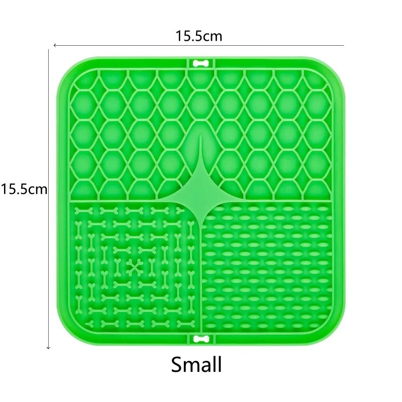 Slow Snack Lick Mat – Silicone Slow Feeder for Cats