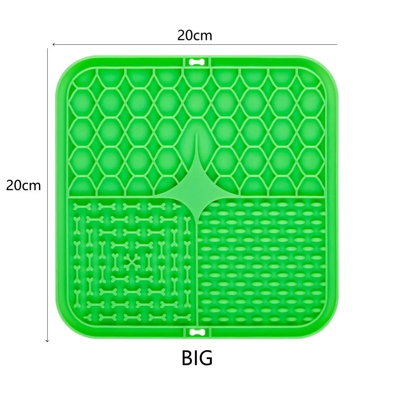 Slow Snack Lick Mat – Silicone Slow Feeder for Cats