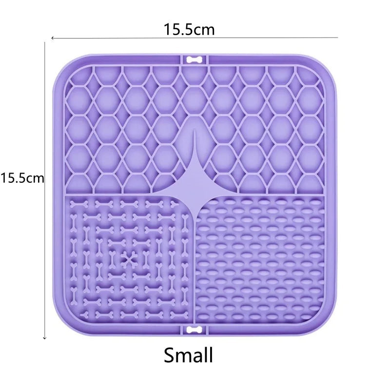 Slow Snack Lick Mat – Silicone Slow Feeder for Cats