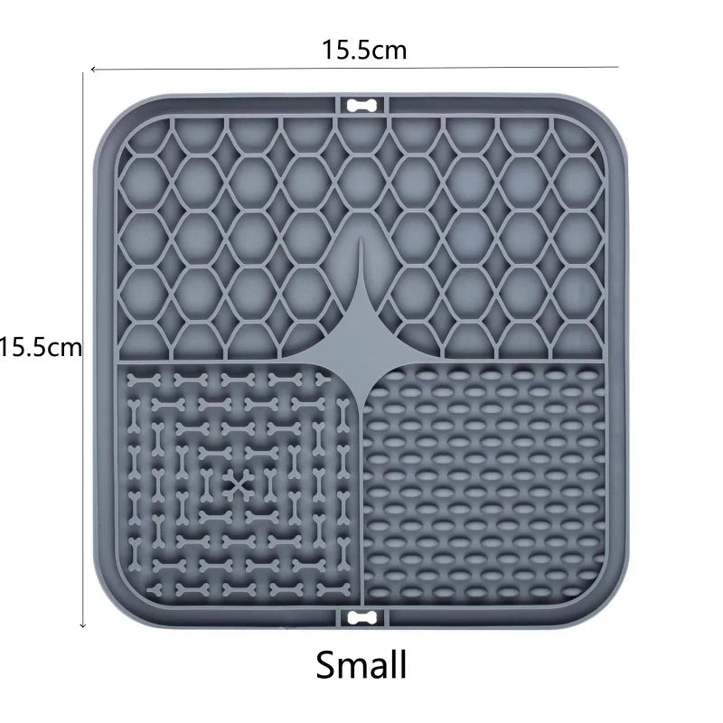 Slow Snack Lick Mat – Silicone Slow Feeder for Cats