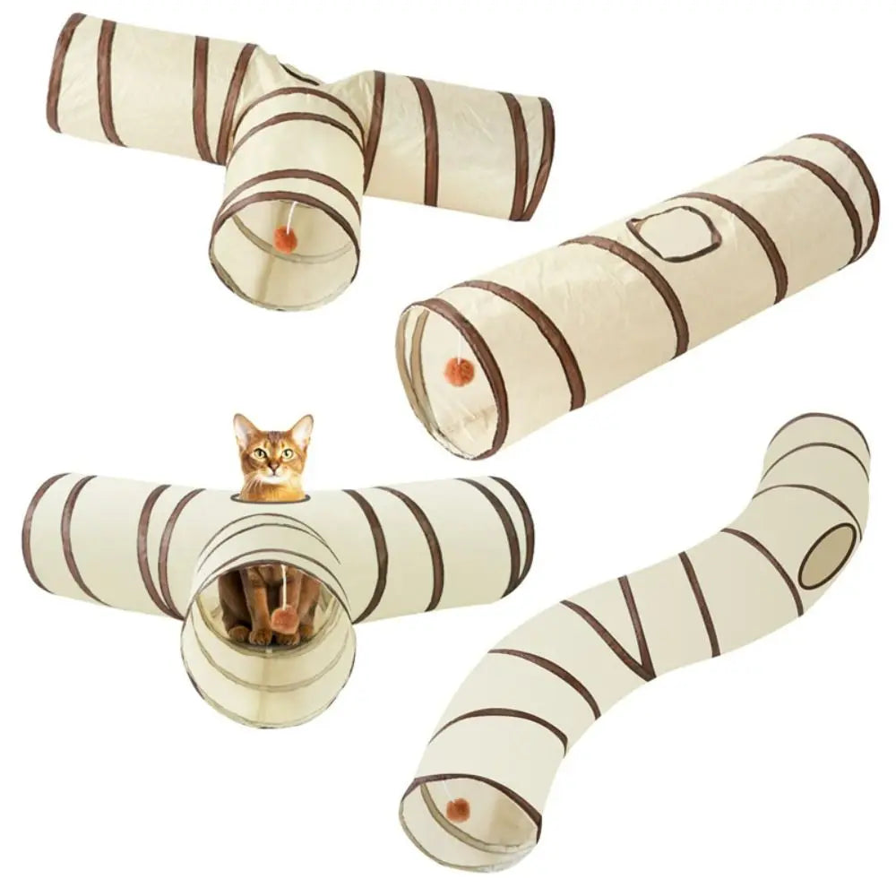 Tunnel Trail – Collapsible Cat Tunnel (Straight, S, T or Y Shape)