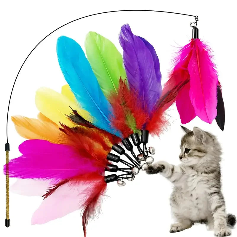Chase Wand Set – Feather Teaser Wand with Refills