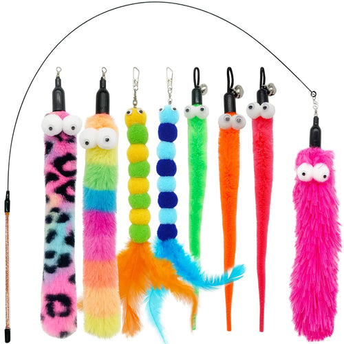 Chase Wand Set – Feather Teaser Wand with Refills