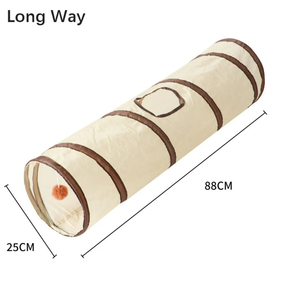 Tunnel Trail – Collapsible Cat Tunnel (Straight, S, T or Y Shape)