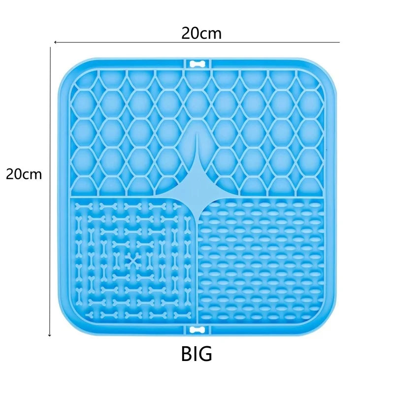 Slow Snack Lick Mat – Silicone Slow Feeder for Cats