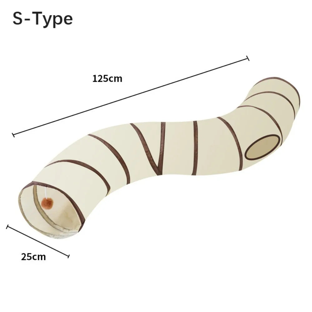 Tunnel Trail – Collapsible Cat Tunnel (Straight, S, T or Y Shape)