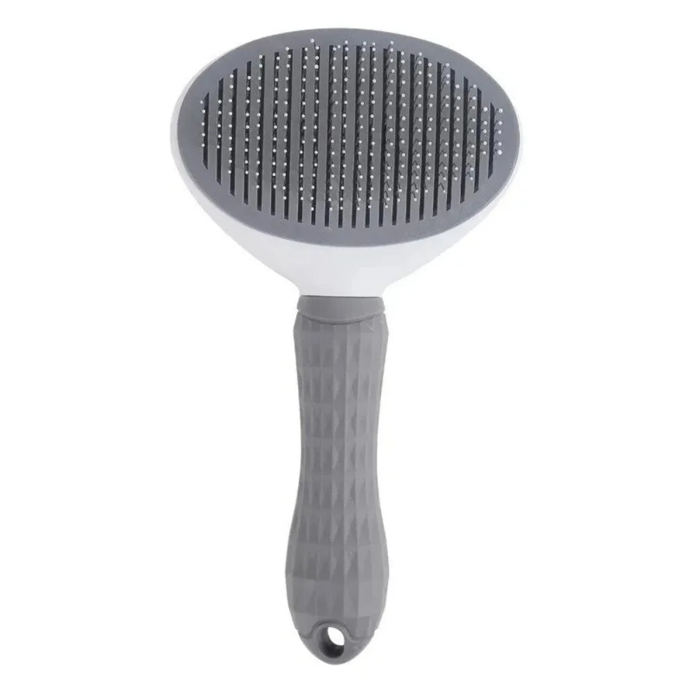 Easy-Clean Slicker Brush – Self-Cleaning Cat Grooming Brush