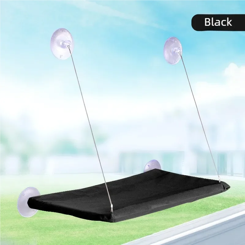 Sunbeam Window Hammock – Suction Cup Cat Window Perch