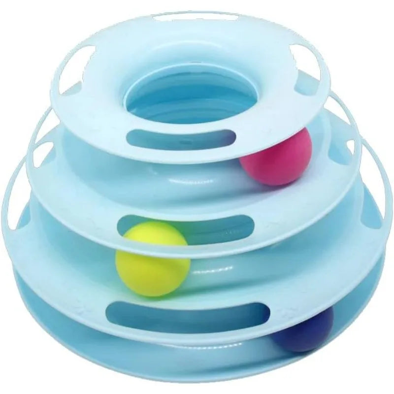 Roll Tower – Ball Track Cat Toy