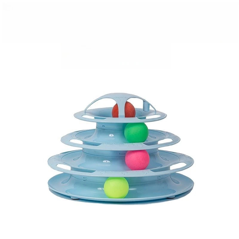 Roll Tower – Ball Track Cat Toy