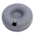 Donut Den – Felt Cat Tunnel Bed (50 cm)
