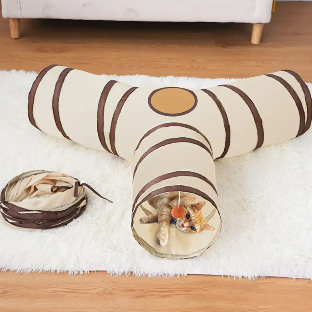 Tunnel Trail – Collapsible Cat Tunnel (Straight, S, T or Y Shape)