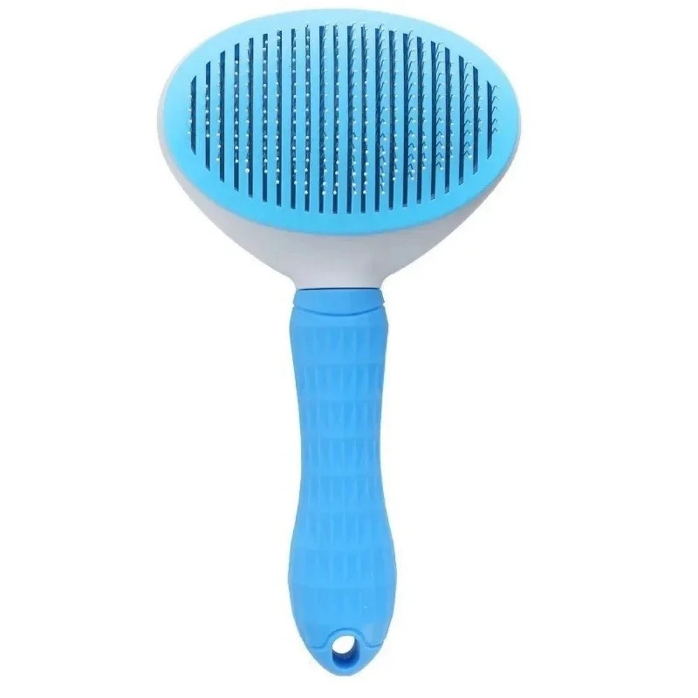 Easy-Clean Slicker Brush – Self-Cleaning Cat Grooming Brush