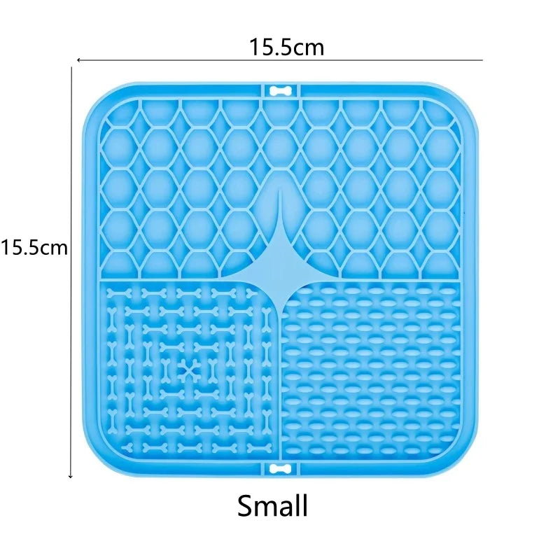 Slow Snack Lick Mat – Silicone Slow Feeder for Cats