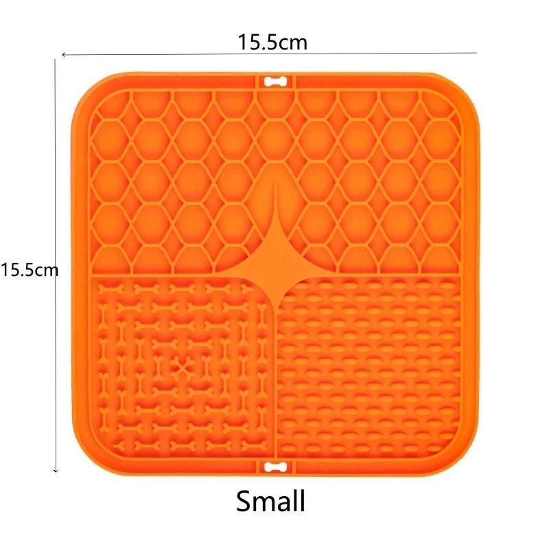 Slow Snack Lick Mat – Silicone Slow Feeder for Cats